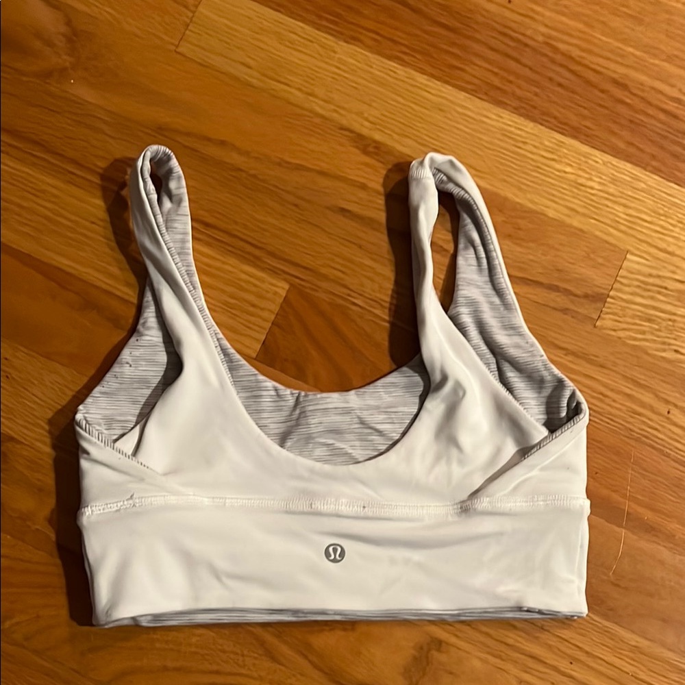 lululemon athletica White Seamless Sports Bra - Picture 2 of 2